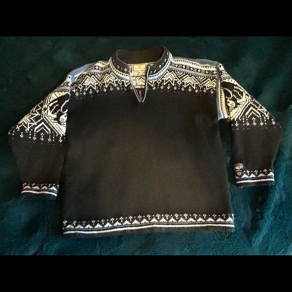 Dale of Norway Vintage 100% Wool Sweater, Size M
